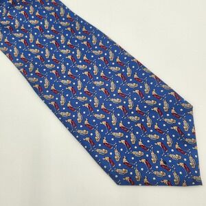 100%‎ Silk Blue Pierre Cardin Tie For The Golfing Dad In Your Life